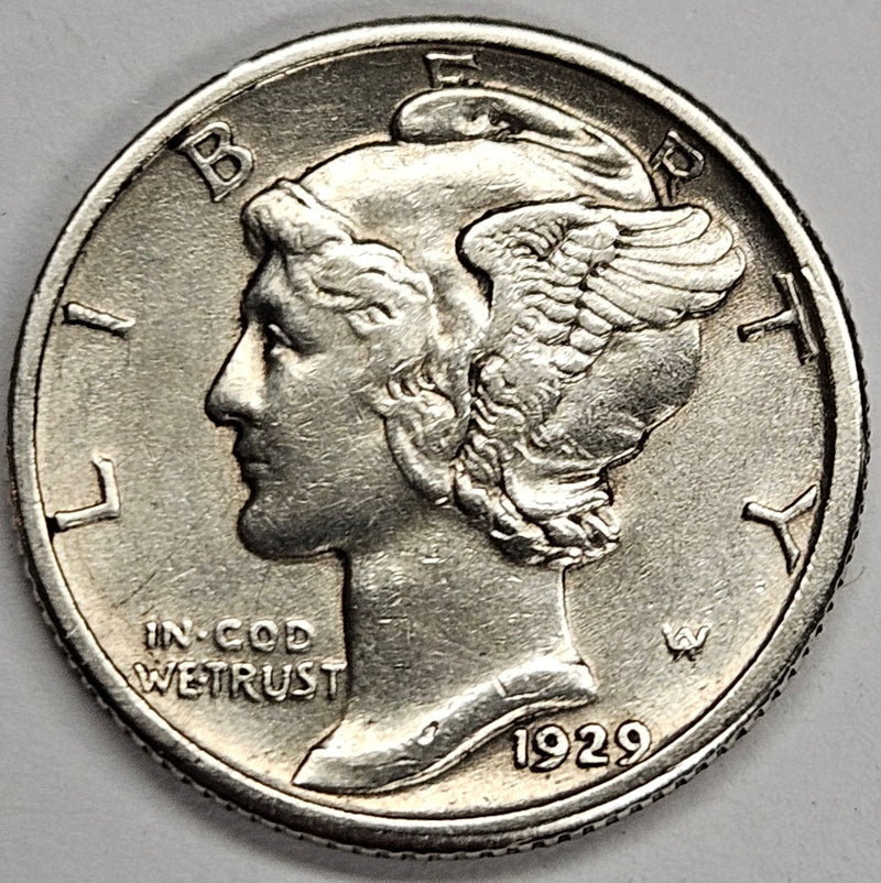 1929 Mercury Dime . . . . Select Brilliant Uncirculated