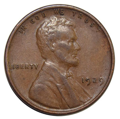 1929 Lincoln Cent Choice Uncirculated Brown