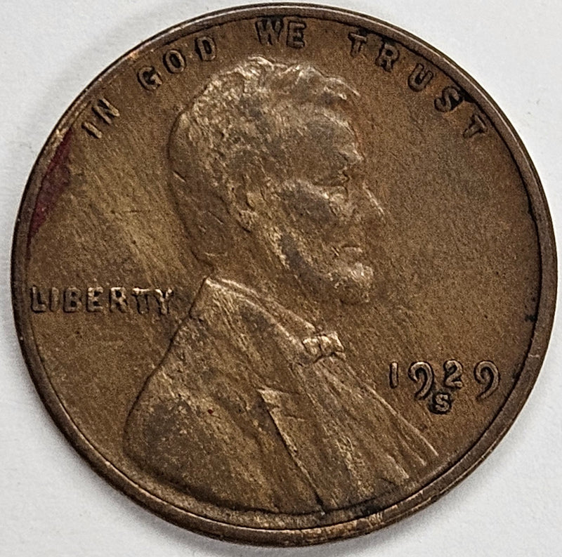 1929-S Lincoln Cent . . . . Choice About Uncirculated