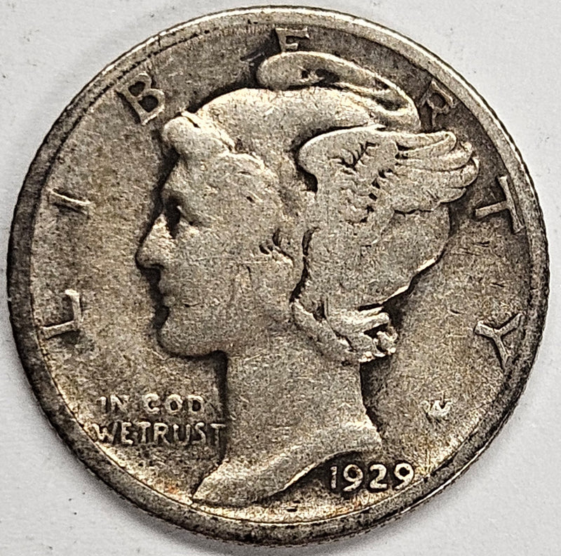 1929-S Mercury Dime . . . . Fine