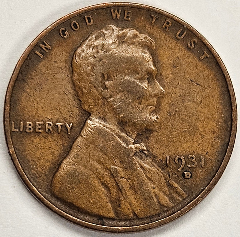 1931-D Lincoln Cent . . . . Extremely Fine