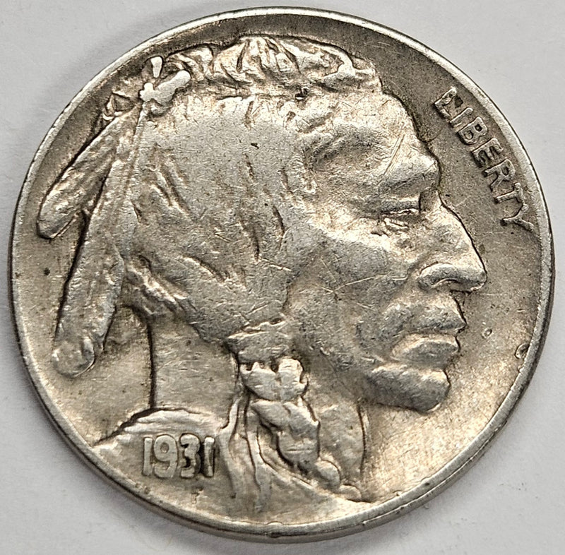 1931-S Buffalo Nickel . . . . AU reverse scratches