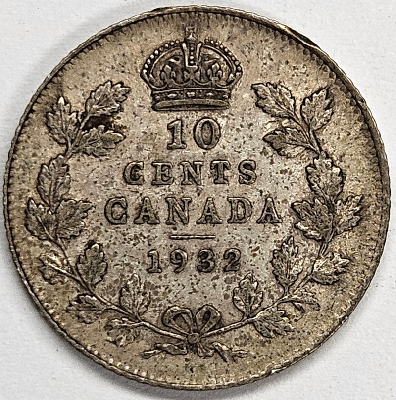 1932 Canadian 10 Cents . . . . Extremely Fine