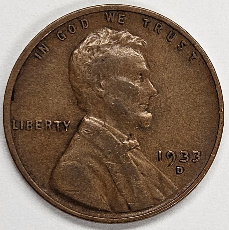 1933-D Lincoln Cent . . . . Extremely Fine