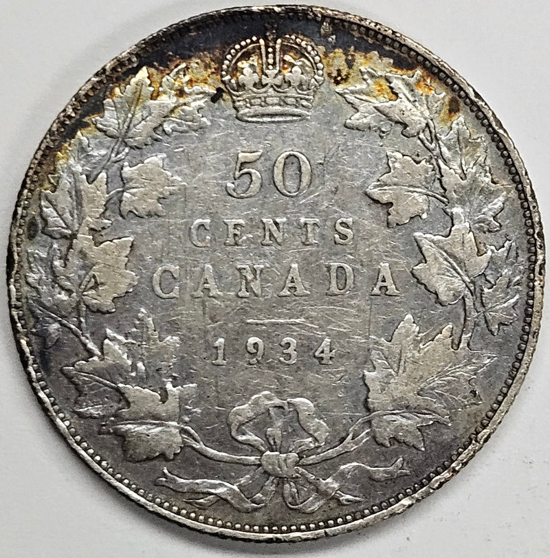 1934 Canadian Half . . . . Fine/VF