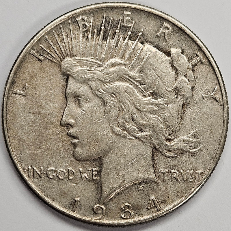 1934 Peace Dollar . . . . Extremely Fine