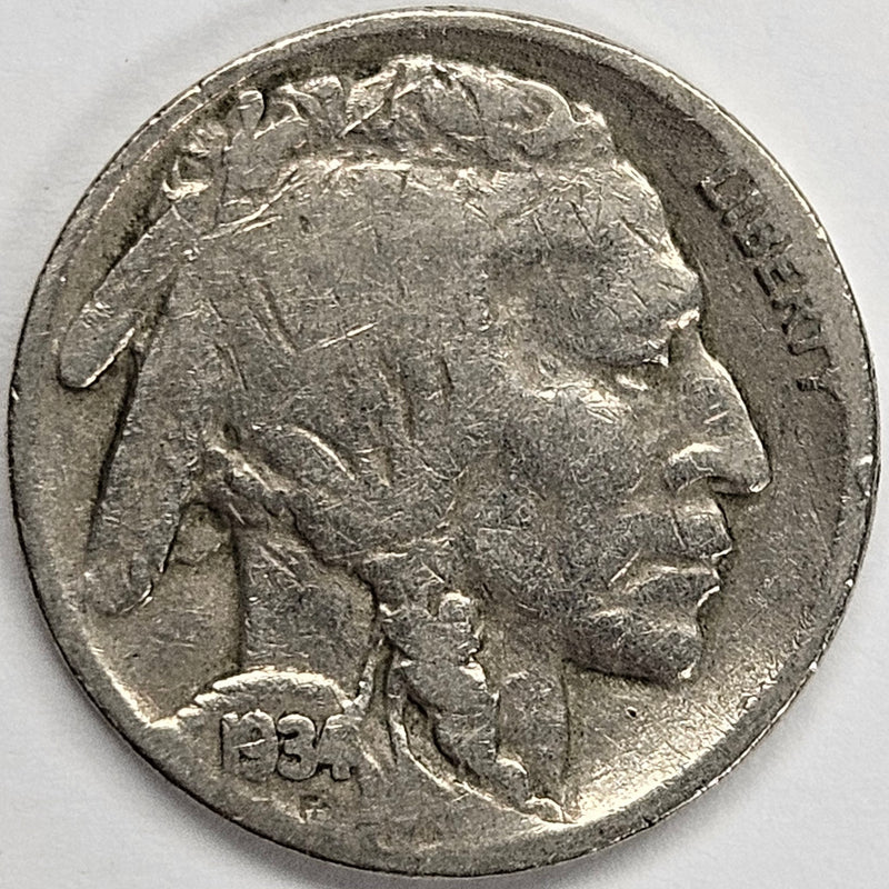 1934-D Buffalo Nickel . . . . Good