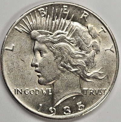 1935 Peace Dollar Select Brilliant Uncirculated