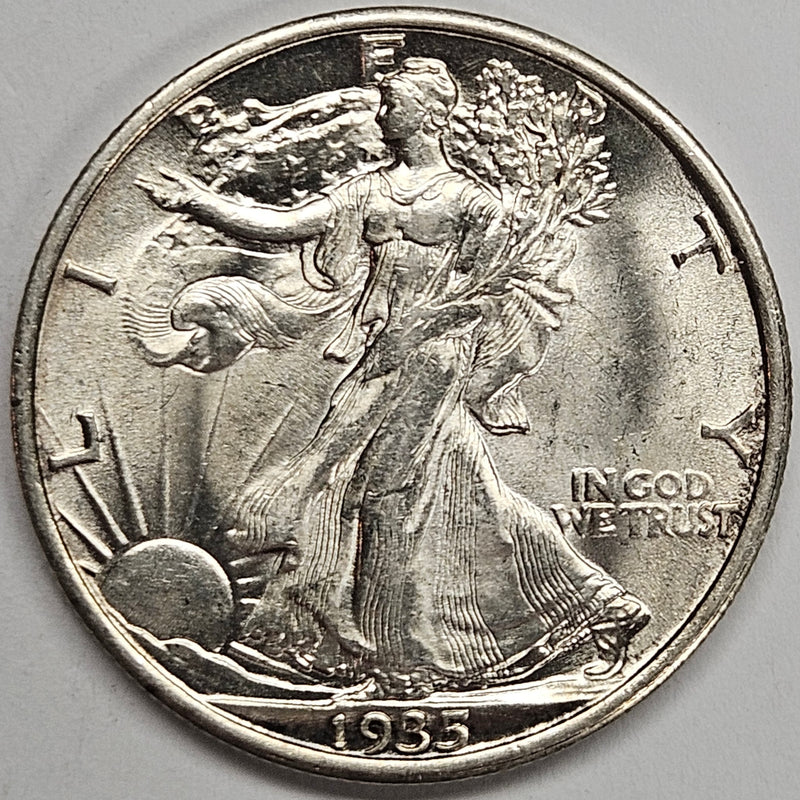 1935 Walking Liberty Half . . . . Choice Brilliant Uncirculated