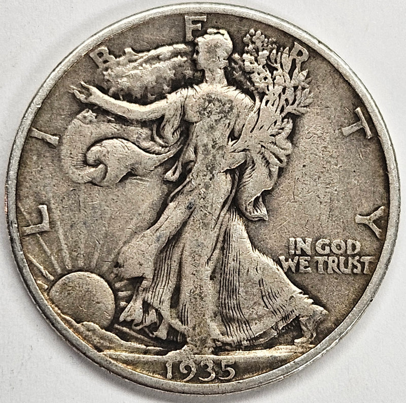 1935-D Walking Liberty Half . . . . Very Fine