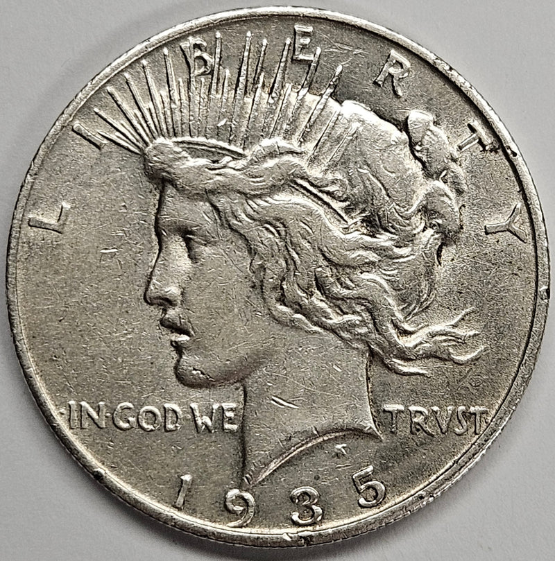 1935-S Peace Dollar . . . . XF/AU