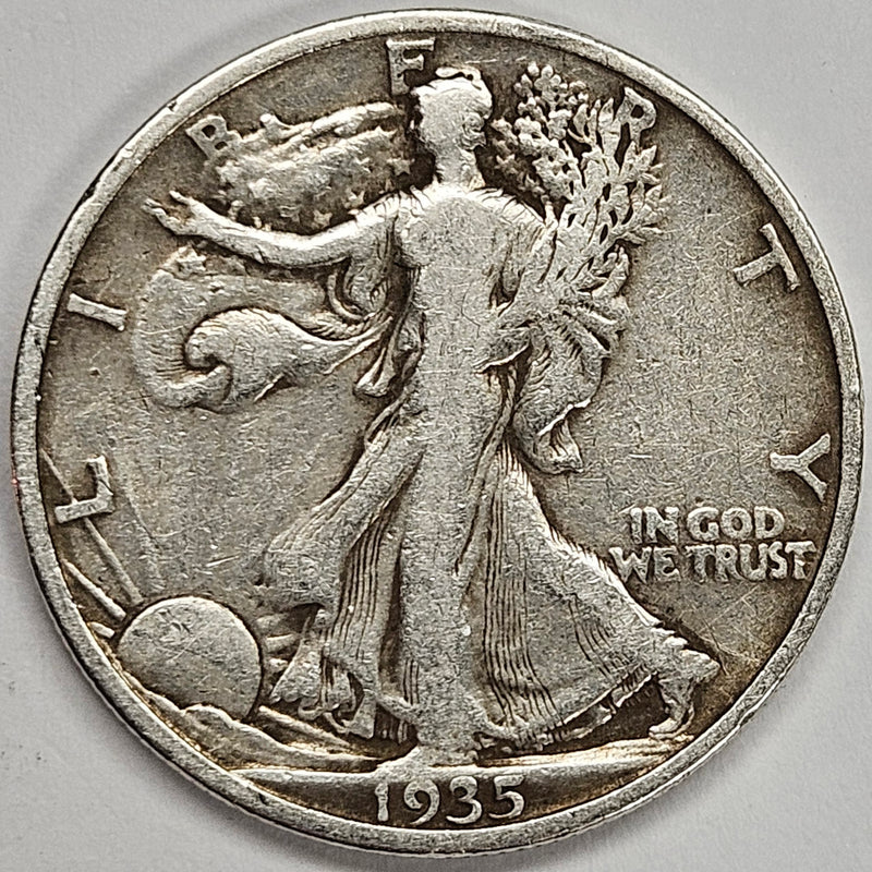 1935-S Walking Liberty Half . . . . Fine