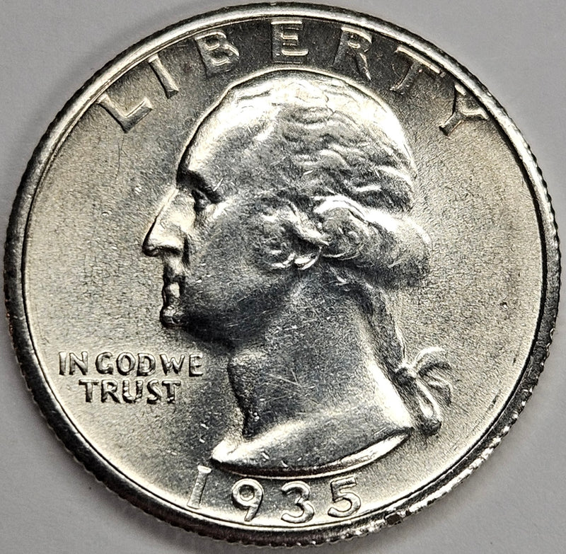 1935-S Washington Quarter . . . . Choice Brilliant Uncirculated