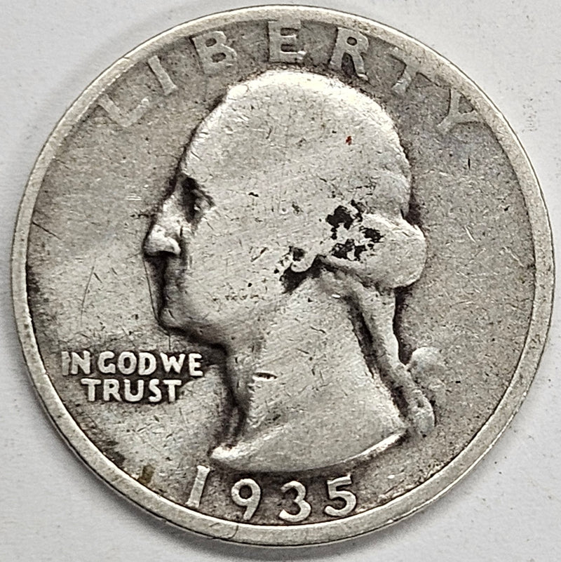 1935-S Washington Quarter . . . . Very Good