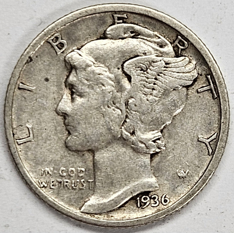 1936 Mercury Dime . . . . Extremely Fine