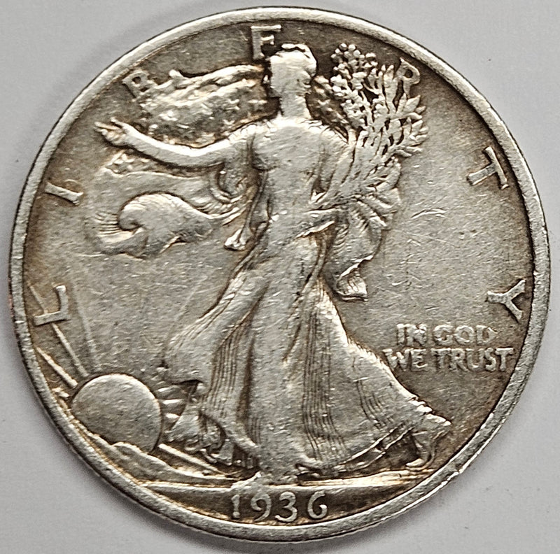 1936 Walking Liberty Half . . . . VF/XF