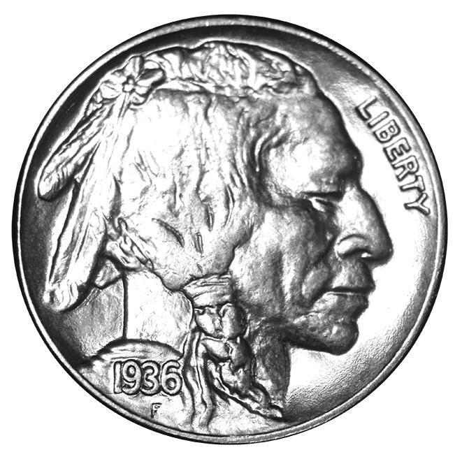 1936 Buffalo Nickel Choice Brilliant Uncirculated