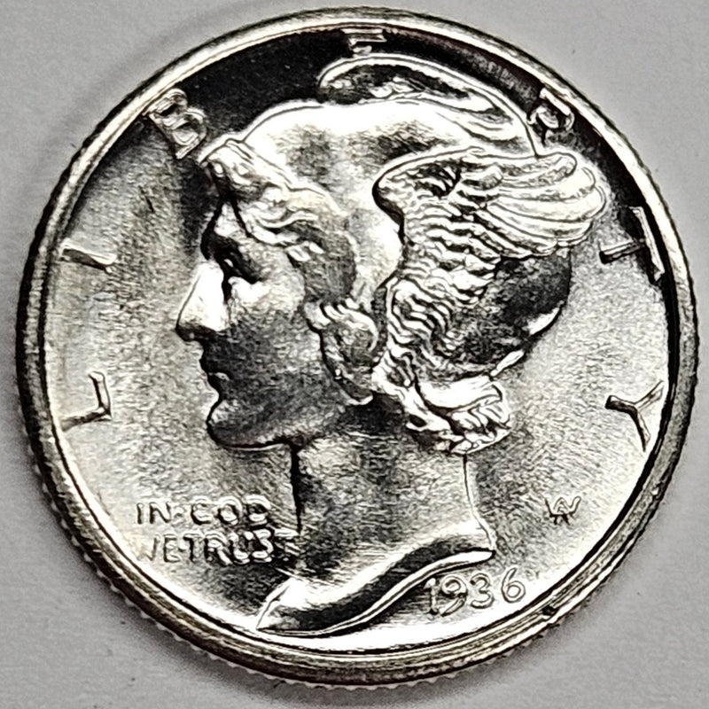 1936-D Mercury Dime . . . . Gem Brilliant Uncirculated