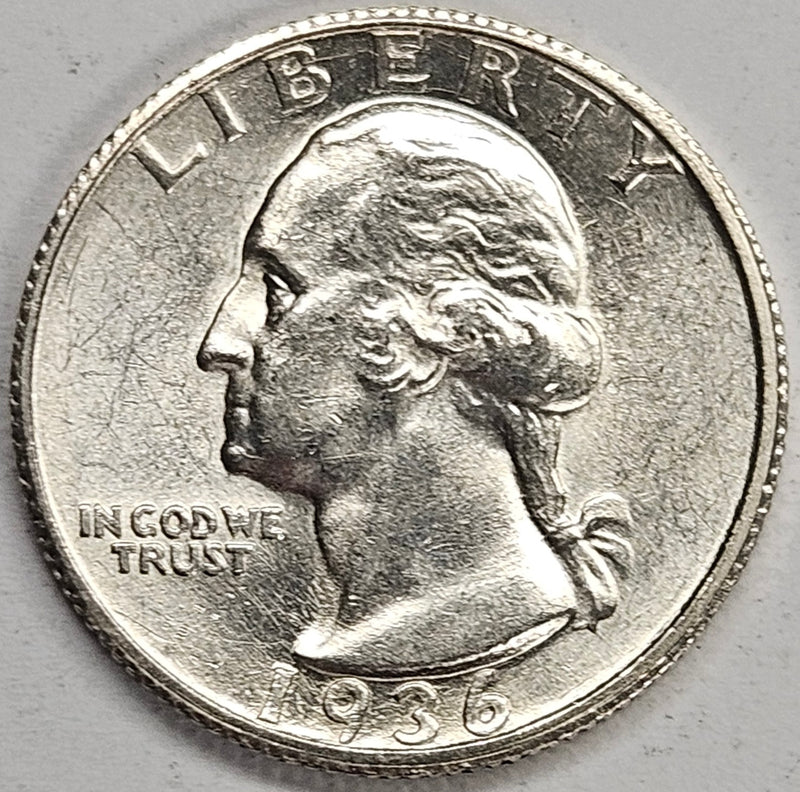 1936-D Washington Quarter . . . . Choice Brilliant Uncirculated