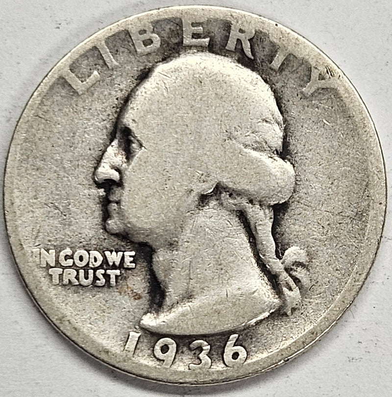 1936-D Washington Quarter . . . . Good