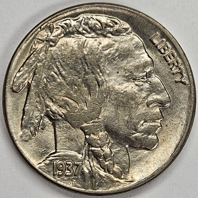 1937 Buffalo Nickel Choice BU+