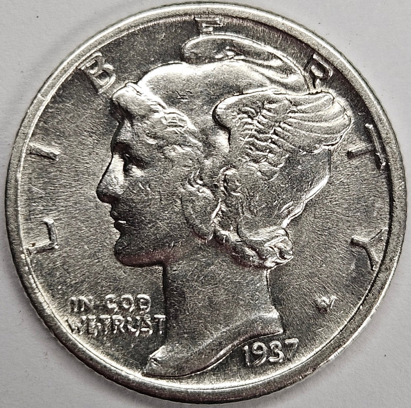 1937 Mercury Dime Select Brilliant Uncirculated