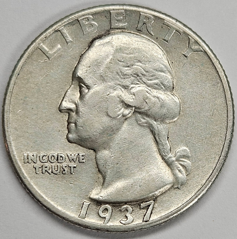 1937 Washington Quarter . . . . Choice About Uncirculated