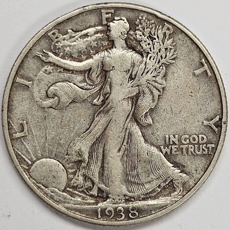 1938 Walking Liberty Half . . . . Very Fine