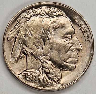 1938-D Buffalo Nickel Superb Brilliant Uncirculated