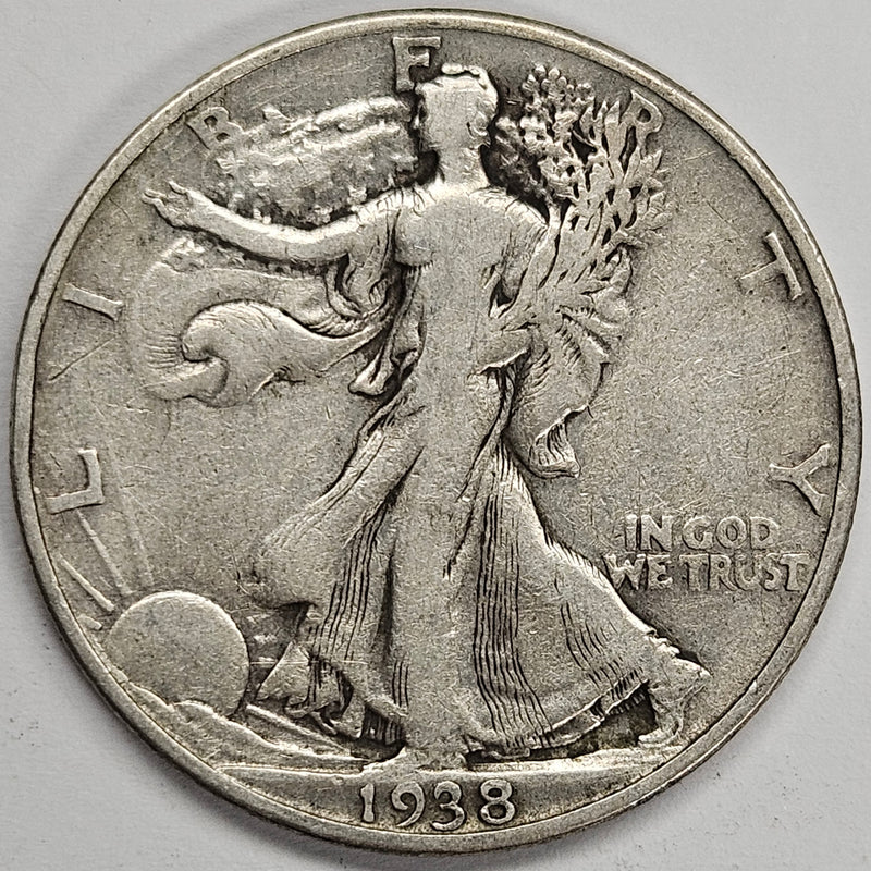 1938-D Walking Liberty Half VF/XF