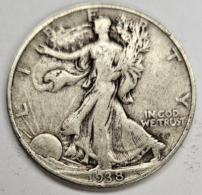 1938 Walking Liberty Half Very Good