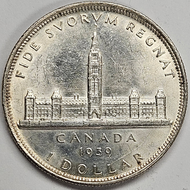 1939 Canadian Silver Dollar . . . . Choice Brilliant Uncirculated