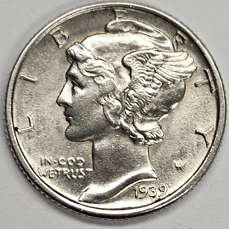 1939 Mercury Dime . . . . Choice Brilliant Uncirculated