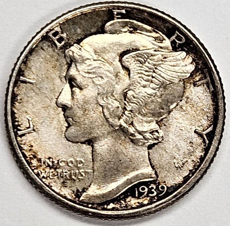 1939 Mercury Dime . . . . Choice BU+