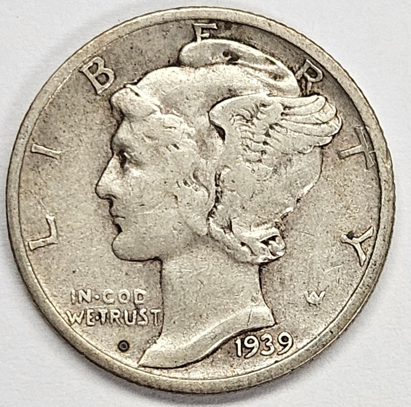 1939-S Mercury Dime . . . . Extremely Fine