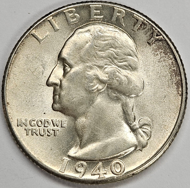 1940 Washington Quarter . . . . Choice Brilliant Uncirculated