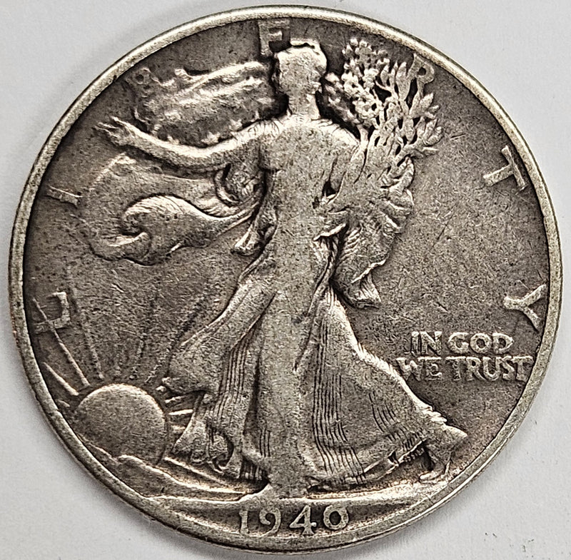 1940 Walking Liberty Half . . . . VF/XF