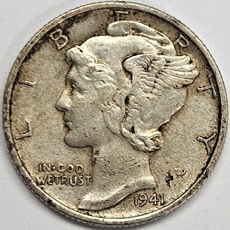 1941 Mercury Dime . . . . Very Good