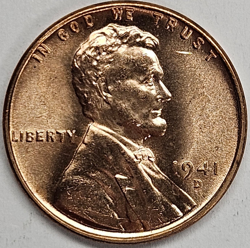 1941-D Lincoln Cent . . . . Brilliant Uncirculated