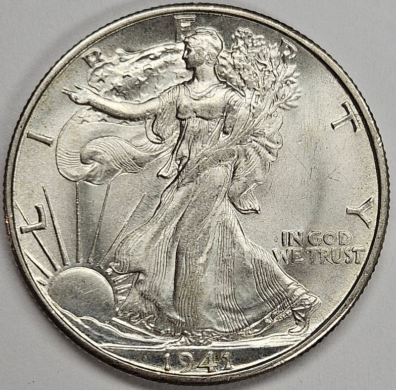 1941-D Walking Liberty Half . . . . Gem Brilliant Uncirculated