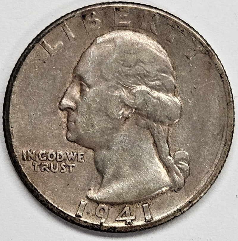 1941-D Washington Quarter . . . . Very Good