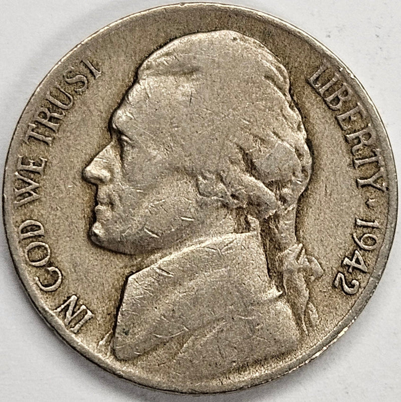 1942-D Jefferson Nickel . . . . Very Fine