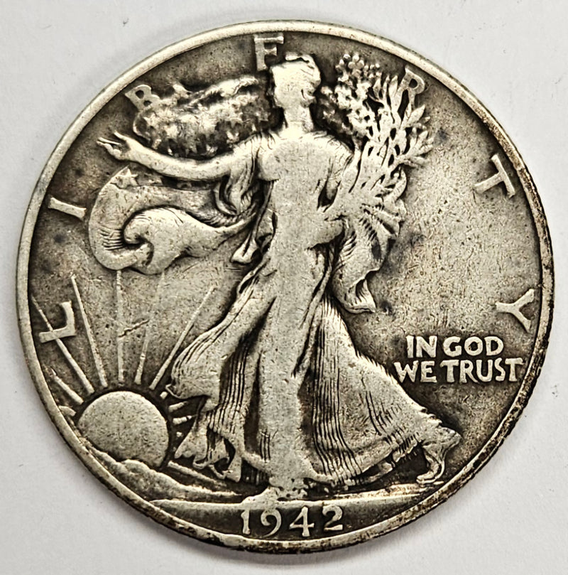 1942-D Walking Liberty Half Very Good