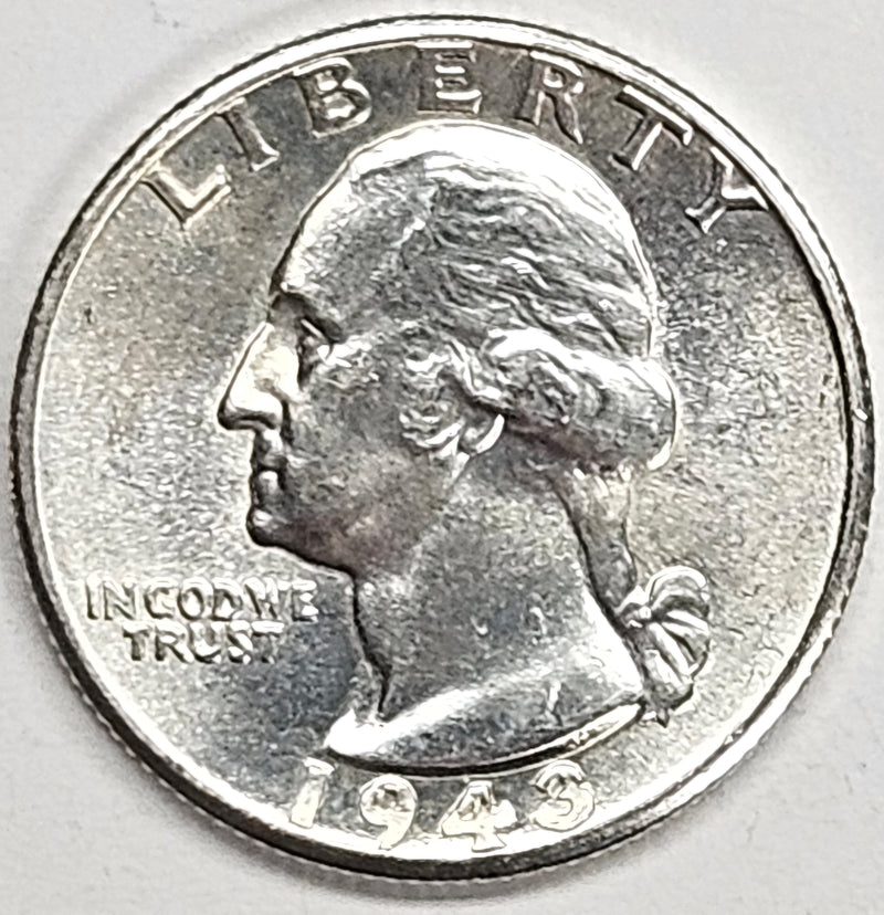 1943-D Washington Quarter . . . . Choice Brilliant Uncirculated