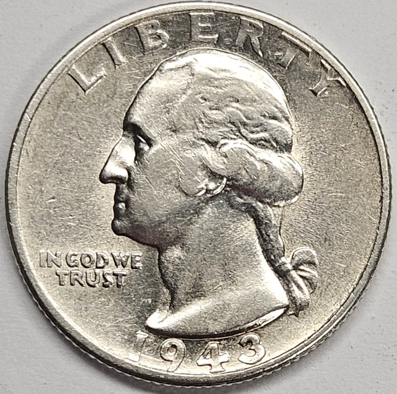 1943-S Washington Quarter . . . . Choice About Uncirculated