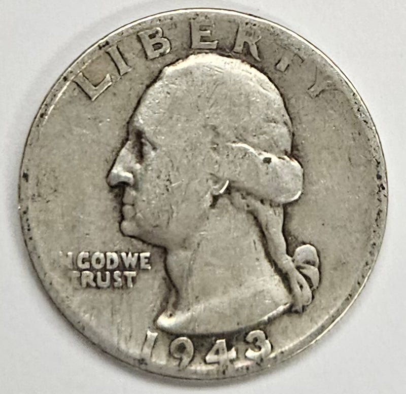 1943-S Washington Quarter Very Good