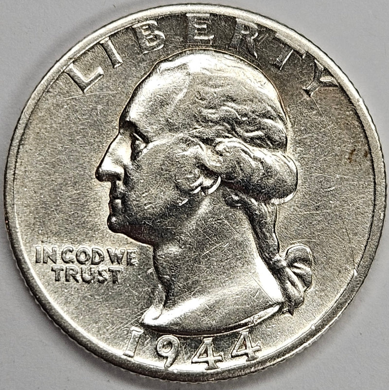 1944-D Washington Quarter . . . . Choice About Uncirculated