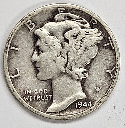 1944-D Mercury Dime Very Good