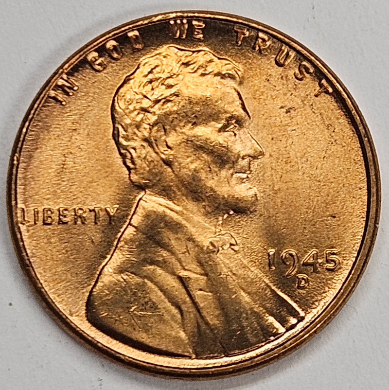 1945-D Lincoln Cent Brilliant Uncirculated