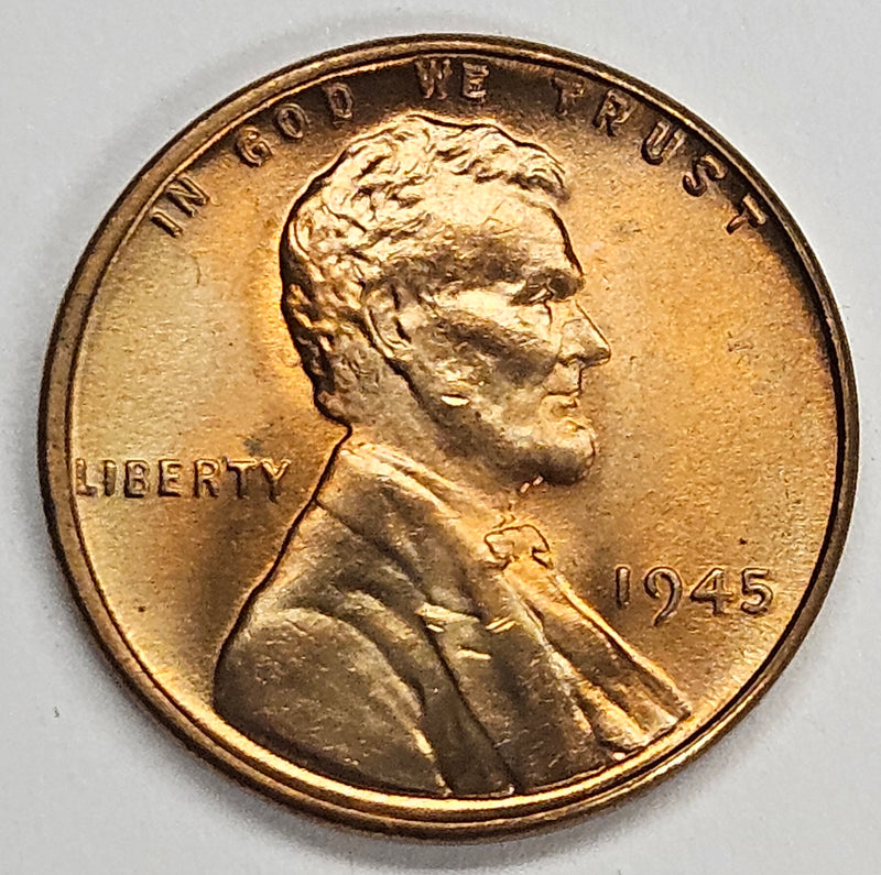 1945 Lincoln Cent . . . . Brilliant Uncirculated